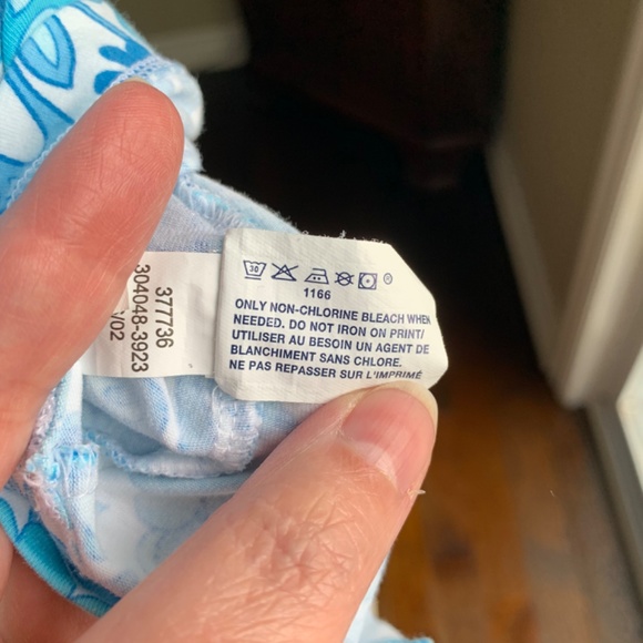 Gap Tank Cotton White with Various Blue Flowers, Very Pretty - Picture 5 of 5